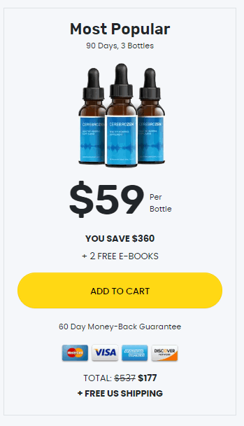 cerebrozen pricing